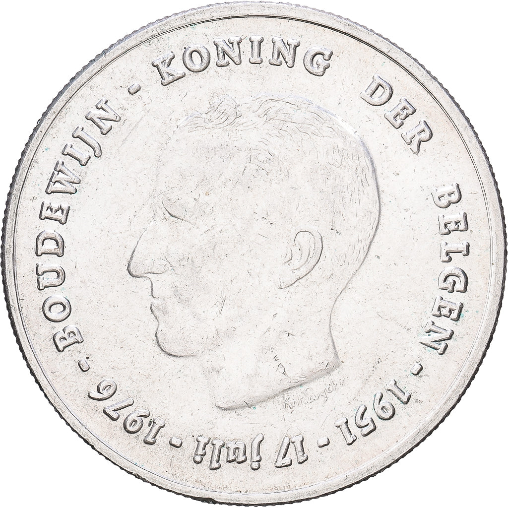 Belgium, 250 Francs, 250 Frank, 1976, Brussels, Silver, AU(50-53), KM:157.1