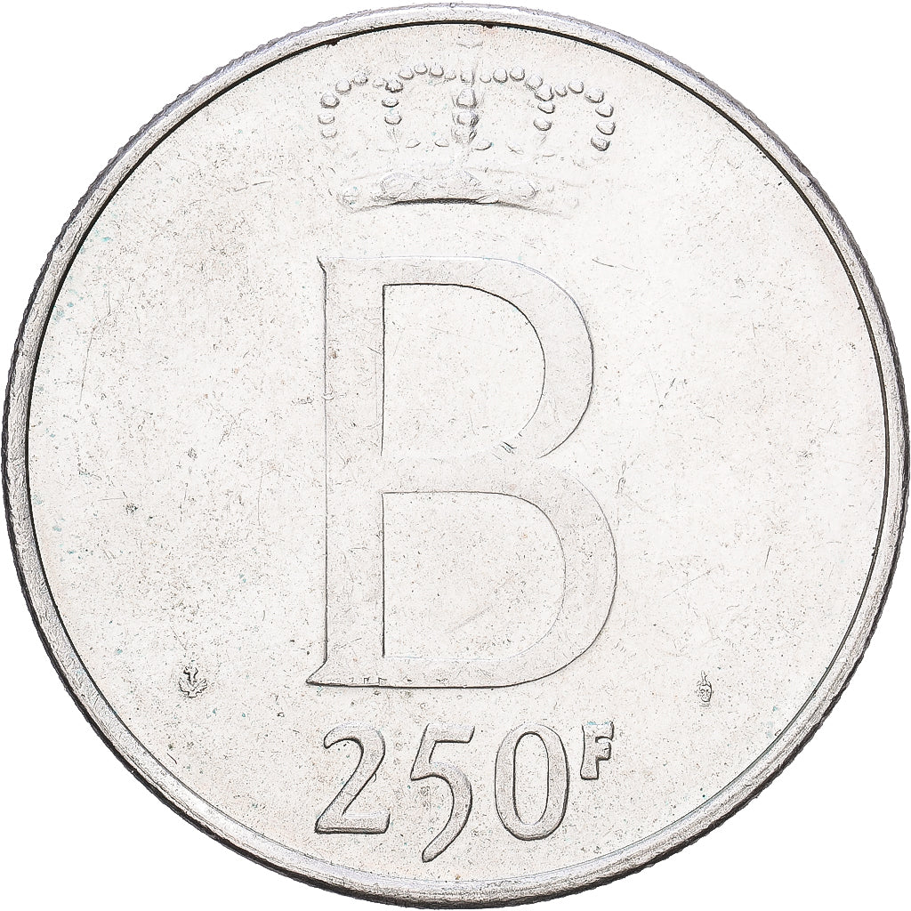 Belgium, 250 Francs, 250 Frank, 1976, Brussels, Silver, AU(50-53), KM:157.1