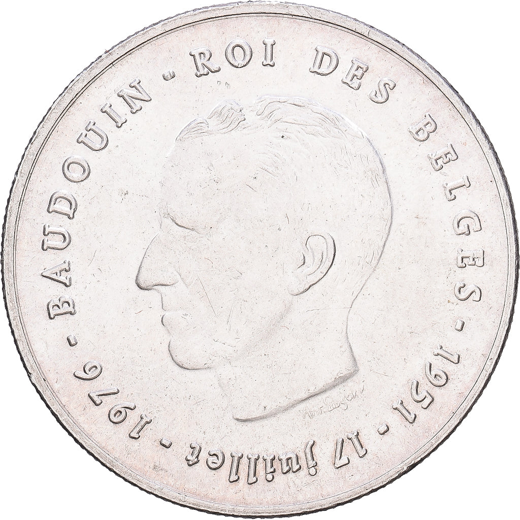 Belgium, 250 Francs, 250 Frank, 1976, Brussels, Silver, AU(50-53), KM:157.1