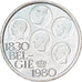 Belgique, Baudouin I, 500 Francs, Independence, 1980, Bruxelles, Silver Clad