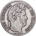 Moneta, Francia, Louis-Philippe, 5 Francs, 1840, Lille, MB+, Argento, KM:749.13