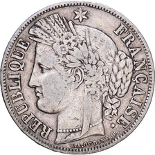 France, 5 Francs, Cérès, 1850, Paris, Silver, VF(30-35), KM:761.1