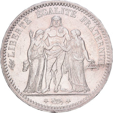 Frankreich, 5 Francs, Hercule, 1873, Paris, Silber, SS+, Gadoury:745a, KM:820.2
