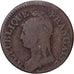 France, 5 Centimes, Dupré, AN 8, Strasbourg, Cuivre, B+, Gadoury:126a
