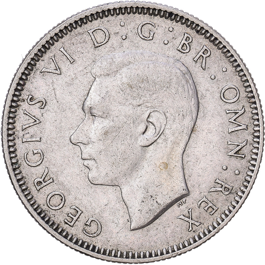 Groot Bretagne, George VI, Shilling, 1937, London, Zilver, ZF