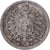 NIEMCY - IMPERIUM, Wilhelm I, 20 Pfennig, 1875, Munich, Srebro, VF(20-25), KM:5