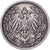 ALEMANIA - IMPERIO, 1/2 Mark, 1907, Stuttgart, Plata, EBC, KM:17