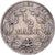 ALEMANIA - IMPERIO, 1/2 Mark, 1913, Hambourg, Plata, MBC, KM:17