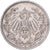 ALEMANIA - IMPERIO, 1/2 Mark, 1915, Stuttgart, Plata, MBC+, KM:17