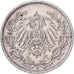 Empire allemand, 1/2 Mark, 1915, Stuttgart, Argent, TTB+, KM:17