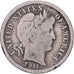 États-Unis, Dime, Barber Dime, 1911, U.S. Mint, Argent, TB+, KM:113