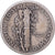 États-Unis, Dime, Mercury Dime, 1917, San Francisco, Argent, TB+, KM:140