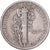 États-Unis, Dime, Mercury, 1918, Denver, Argent, TB+, KM:140