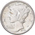 États-Unis, Dime, Mercury Dime, 1943, Philadelphie, Argent, TTB+, KM:140
