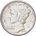 États-Unis, Dime, Mercury Dime, 1943, Philadelphie, Argent, TTB+, KM:140