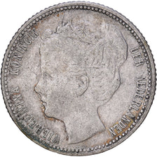 Münze, Niederlande, Wilhelmina I, 25 Cents, 1901, Utrecht, S, Silber, KM:120.2