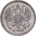 Russland, Alexander III, 10 Kopeks, 1891, Saint-Pétersbourg, Silber, S+