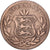 Guernsey, 8 Doubles, 1864, Heaton, Miedź, VF(20-25), KM:7