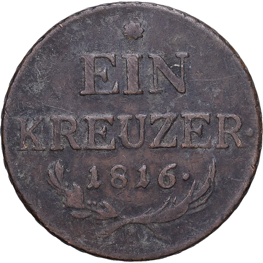 Österreich, Franz I, Kreuzer, 1816, Vienna, Kupfer, S, KM:2113
