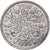 Wielka Brytania, George V, 6 Pence, 1936, Srebro, VF(30-35), KM:832