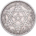 Marokko, Mohammed V, 100 Francs, 1953, Paris, Zilver, ZF, KM:52