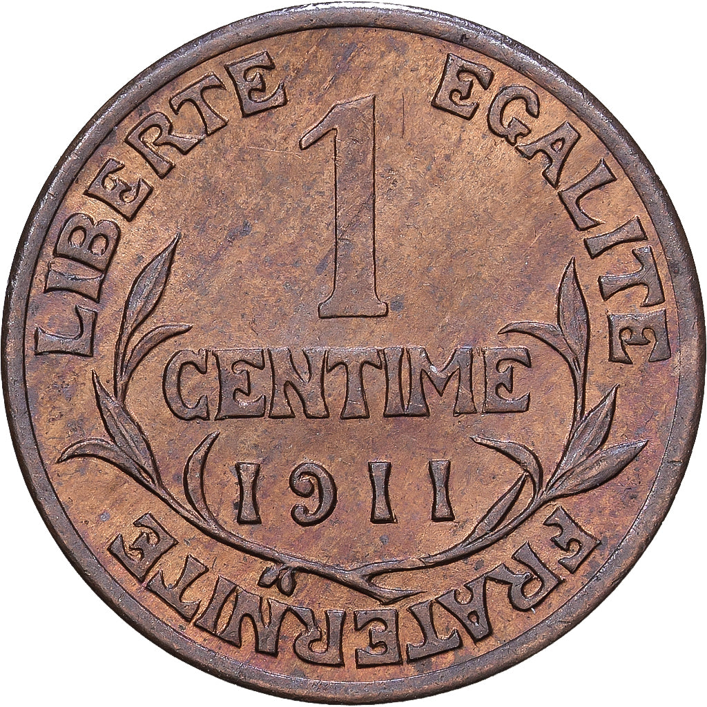 Frankreich, Centime, Dupuis, 1911, Paris, Bronze, VZ, KM:840
