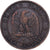 Francia, 2 Centimes, 1857, Lille, Bronzo, MB, KM:796.6