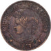 France, 2 Centimes, Cérès, 1877, Paris, Bronze, TB+, Gadoury:105, KM:827.1