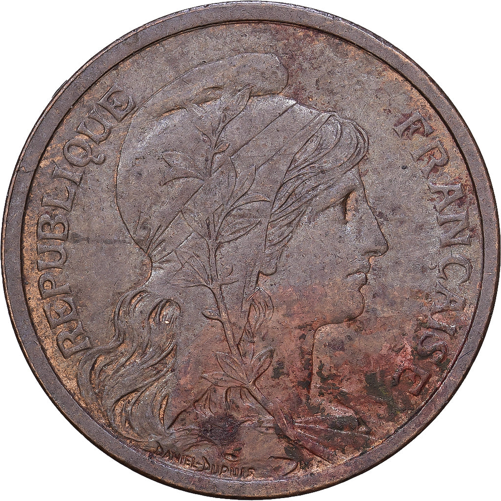 Frankreich, 2 Centimes, Dupuis, 1903, Paris, Bronze, S+, KM:841