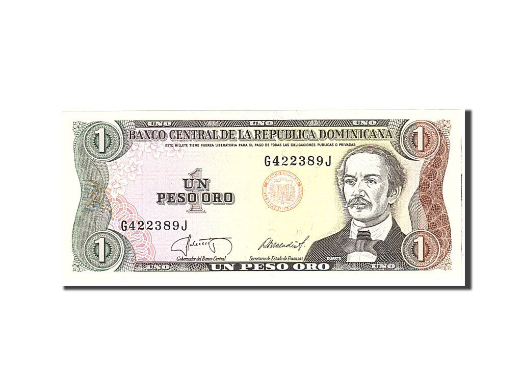 Billet, Dominican Republic, 1 Peso Oro, 1987, Undated, KM:126b, NEUF