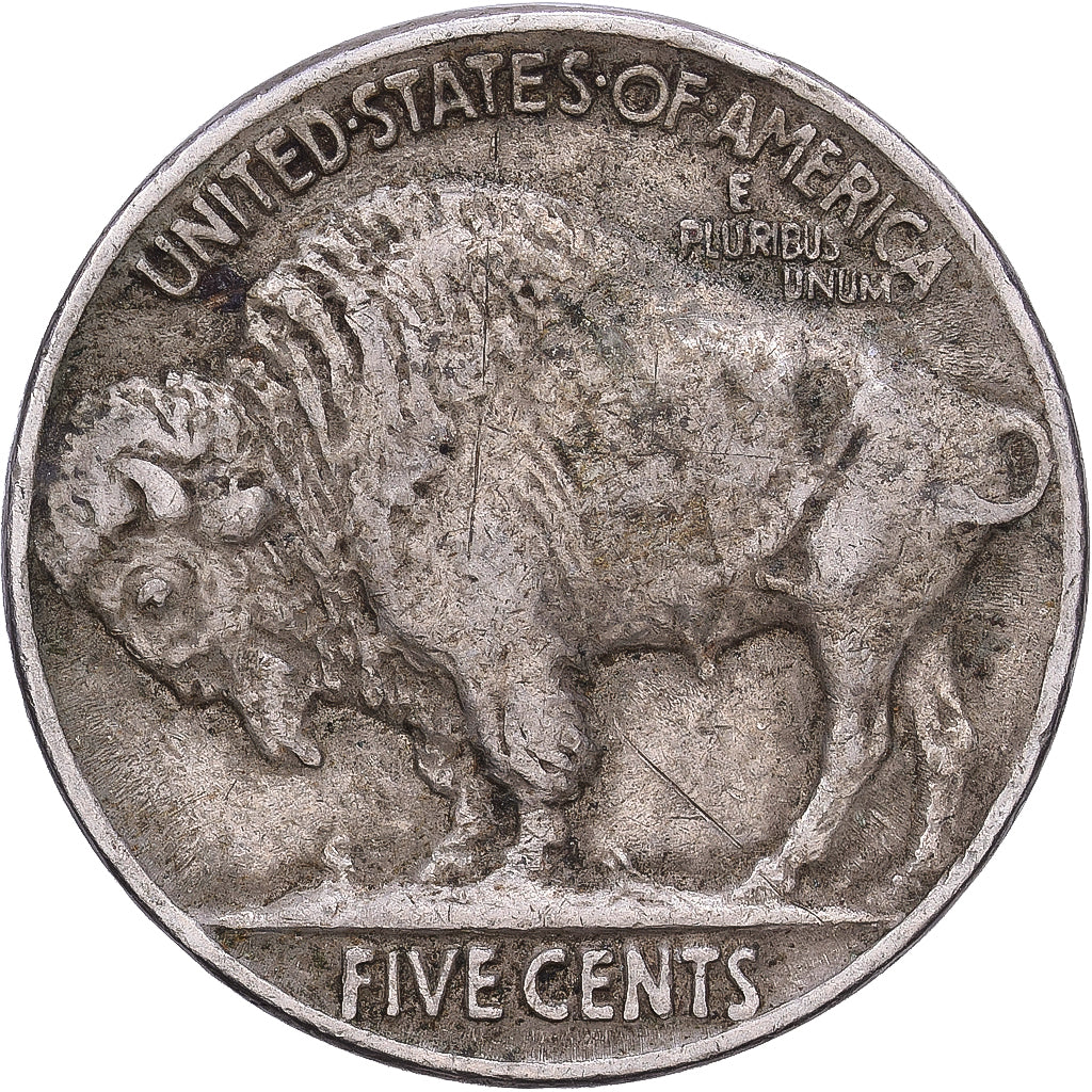 United States, 5 Cents, Buffalo Nickel, 1937, U.S. Mint, Copper-nickel