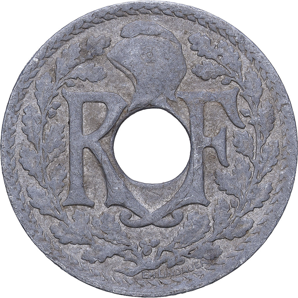 France, 10 Centimes, Lindauer, 1941, Paris, Zinc, TB+, Gadoury:288b, KM:896