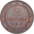 Frankreich, 2 Centimes, Cérès, 1895, Paris, Bronze, VZ, Gadoury:105