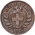 Suiza, 2 Rappen, 1918, Bern, Bronce, MBC, KM:4.2