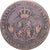 España, Isabel II, 5 Centimos, 1867, Jubia, Bronce, BC, KM:635