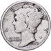Estados Unidos da América, Dime, Mercury, 1917, San Francisco, Prata