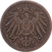 Duitsland, Wilhelm II, Pfennig, 1901, Stuttgart, Koper, ZF, KM:10