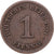 Niemcy, Wilhelm II, Pfennig, 1901, Stuttgart, Miedź, EF(40-45), KM:10