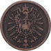 ALEMANHA - IMPÉRIO, Wilhelm I, 2 Pfennig, 1875, Frankfurt, Cobre, VF(30-35)