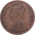 Britisch-Indien, Victoria, 1/4 Anna, 1893, Kupfer, S+, KM:486