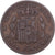 Spanje, Alfonso XII, 5 Centimos, 1877, Madrid, Bronzen, FR, KM:674