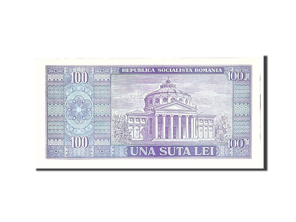 Banknote, Romania, 100 Lei, 1966, Undated, KM:97a, UNC(65-70)