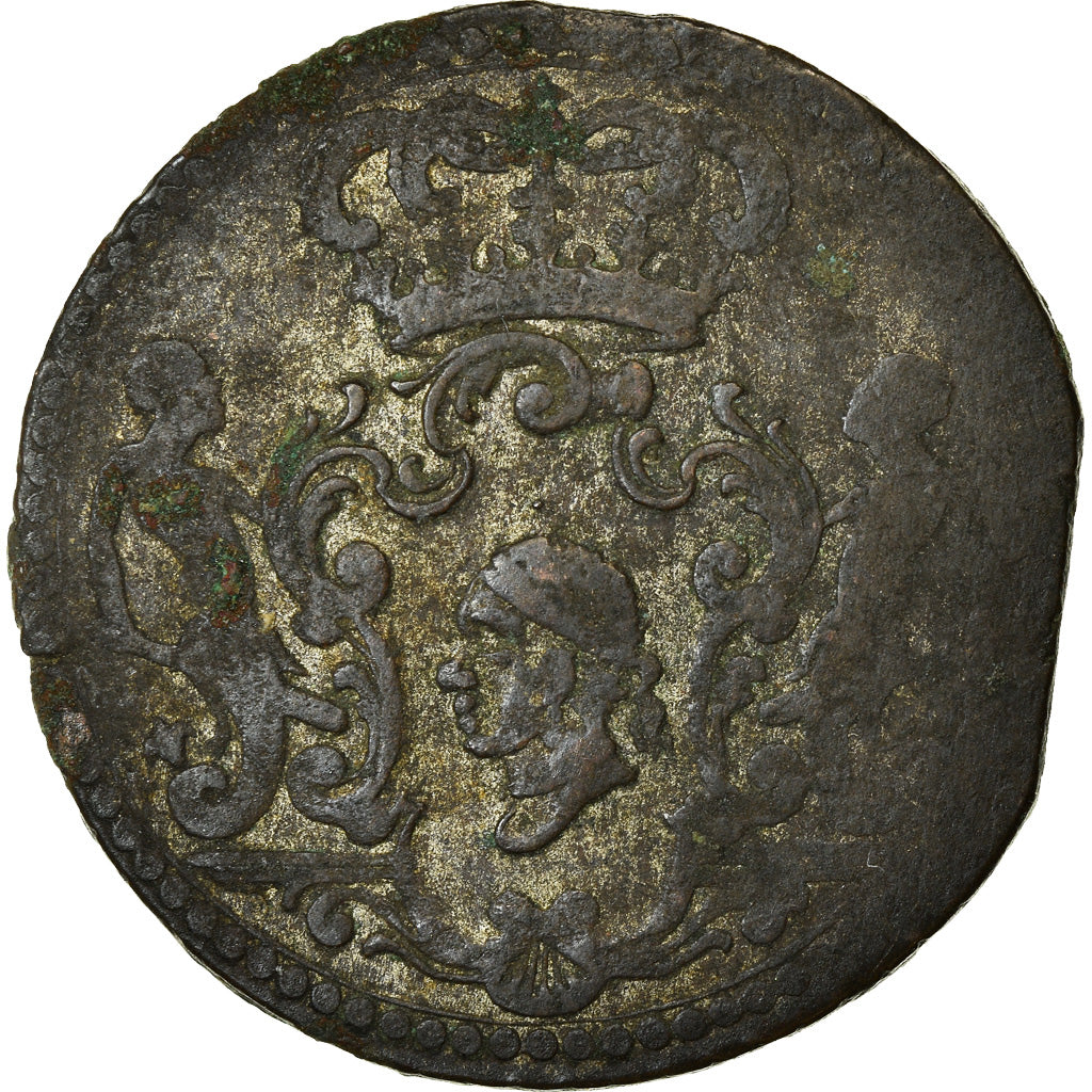 Münze, Italien Staaten, CORSICA, General Pasquale Paoli, 4 Soldi, 1765, Murato