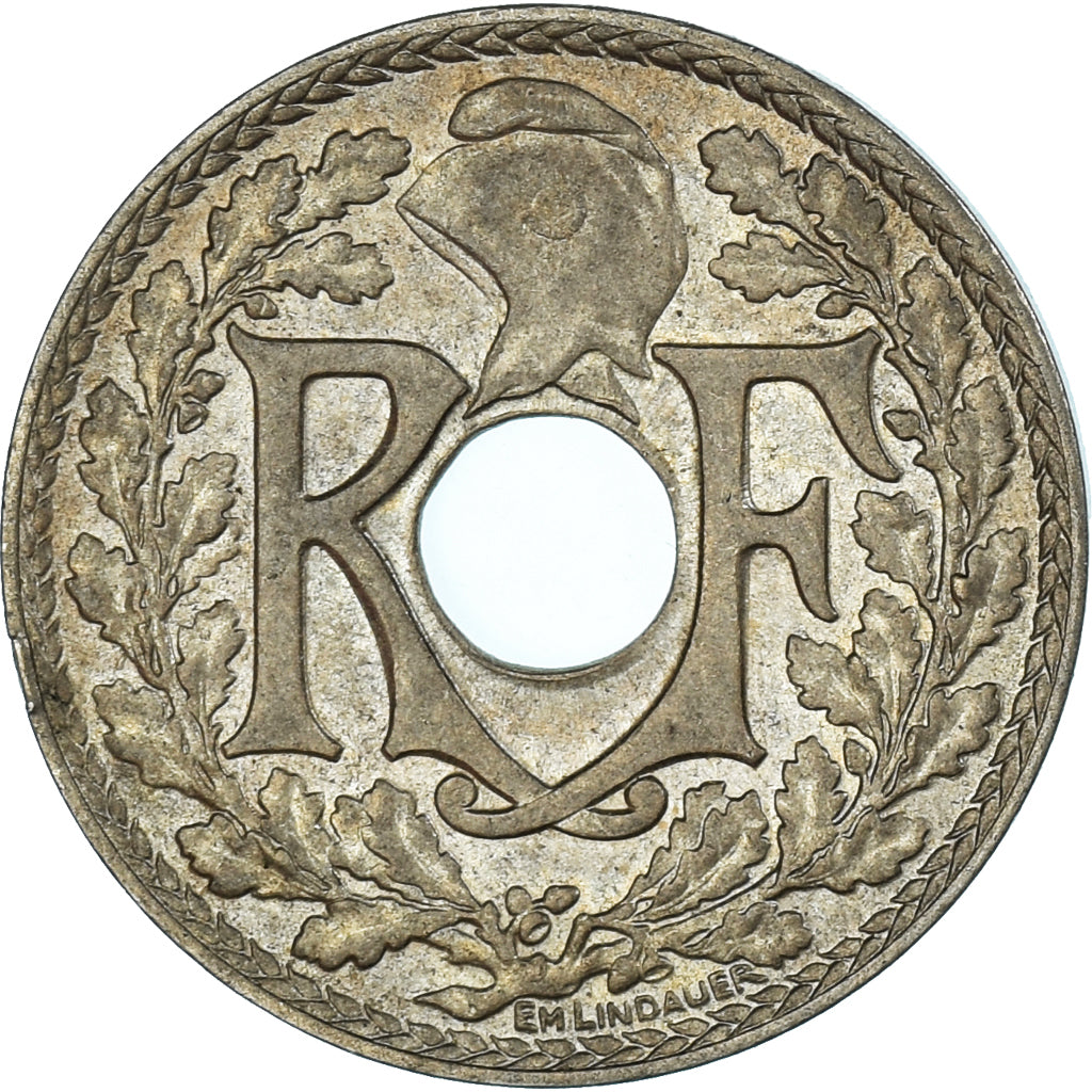Moeda, França, Lindauer, 10 Centimes, 1939, AU(55-58), Níquel-Bronze