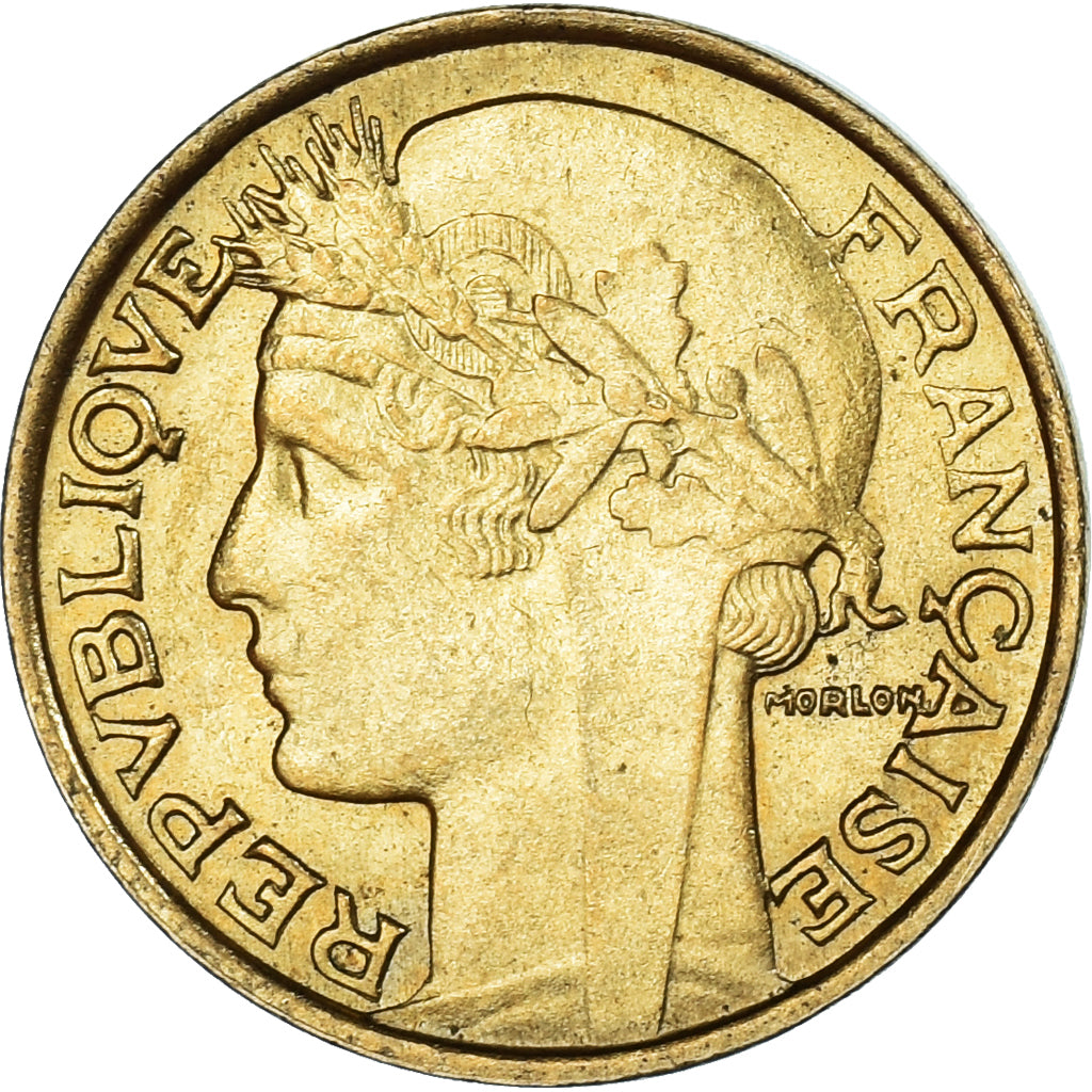 Munten, Frankrijk, Morlon, 50 Centimes, 1932, PR, Aluminum-Bronze, KM:894.1