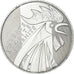France, 10 Euro, 2014, Coq, MS(60-62), Silver