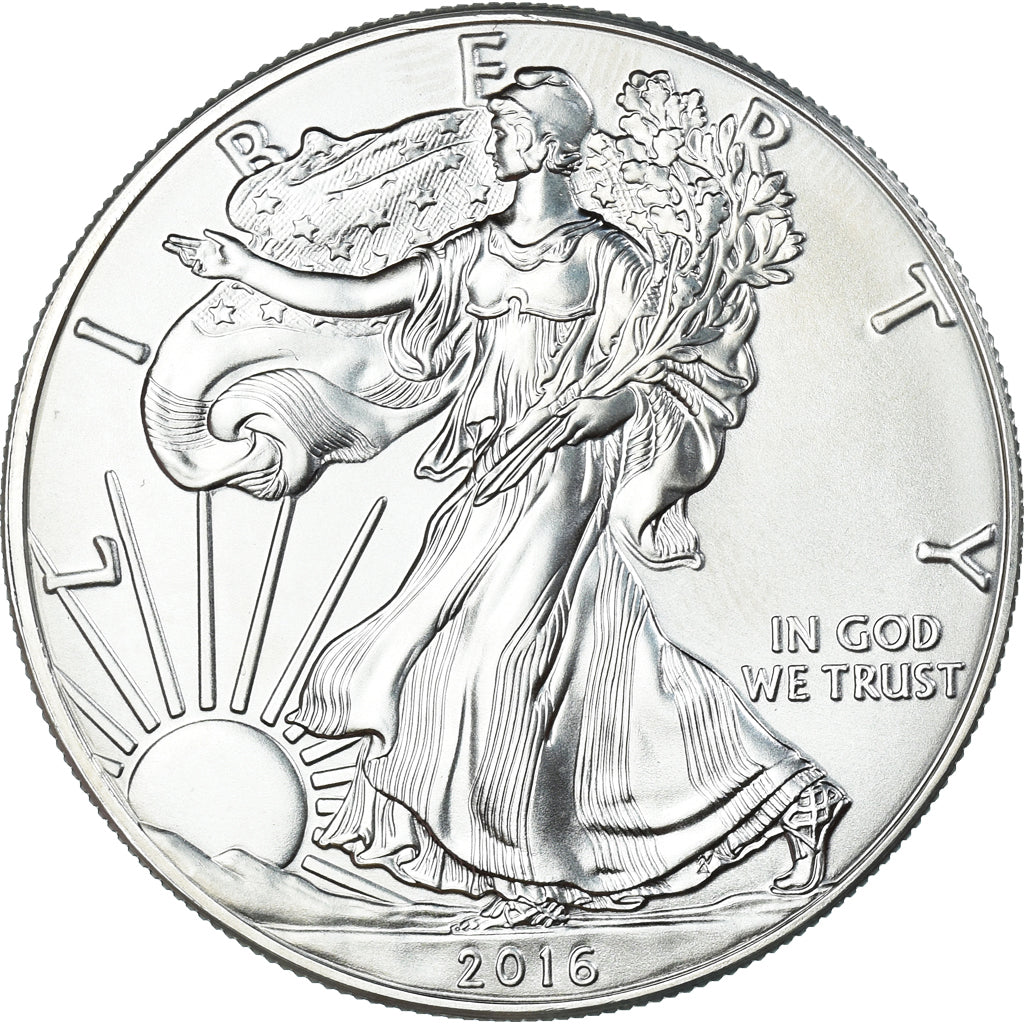 Moneta, Stati Uniti, Dollar, 2016, American Silver Eagle, SPL, Argento