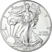 Moneta, Stati Uniti, Dollar, 2016, American Silver Eagle, SPL, Argento