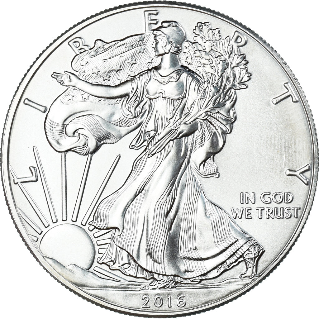 Moneta, Stati Uniti, Dollar, 2016, American Silver Eagle, SPL, Argento