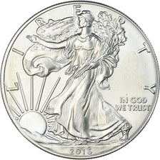 Münze, Vereinigte Staaten, Dollar, 2016, American Silver Eagle, UNZ, Silber